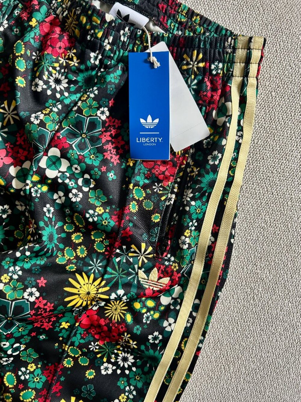 NWT Adidas X Liberty London Firebird Track Pants, Size XXS - Picture 2 of 7